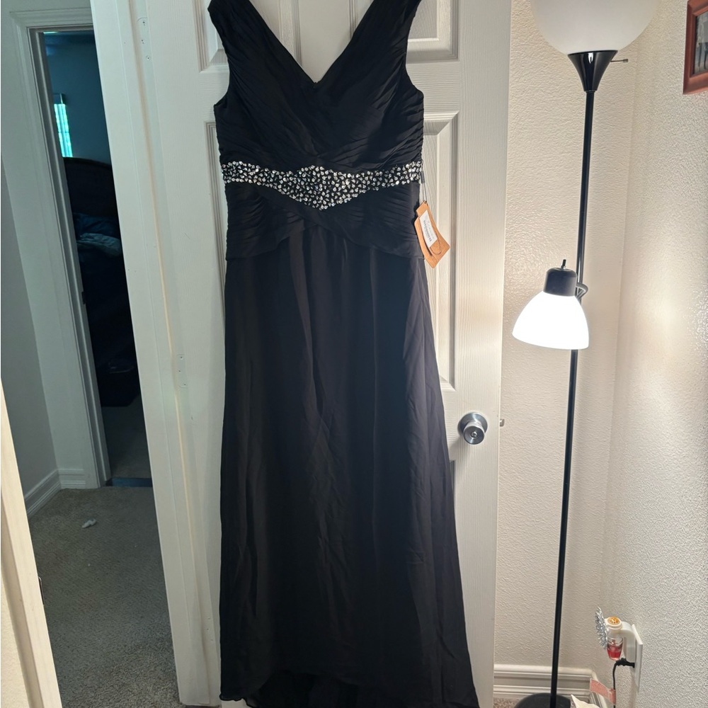 JJs House Black Dress with Beaded Detail